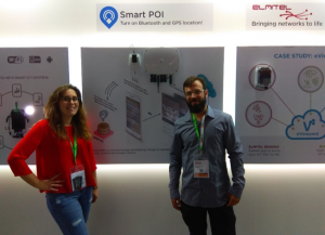 Descripción y Demo del Smart POI en el stand de FIWARE en el IoT World Congress, 2017.